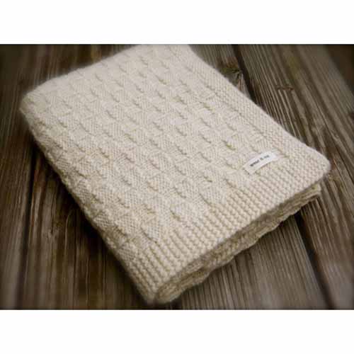 Basketweave Blanket in Weepaca-Yarn Barn Of Kansas