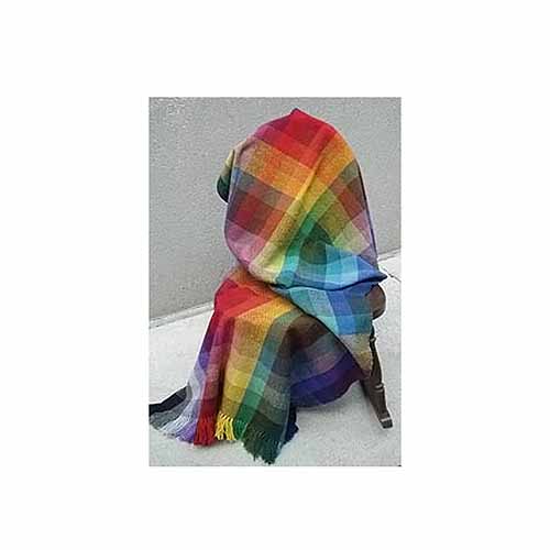 Shetland Wool Color Study Blanket