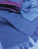 Two-Color Barleycorn Scarf