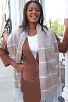 Silver & Copper Stole