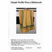Simple Waffle Weave Dishtowels