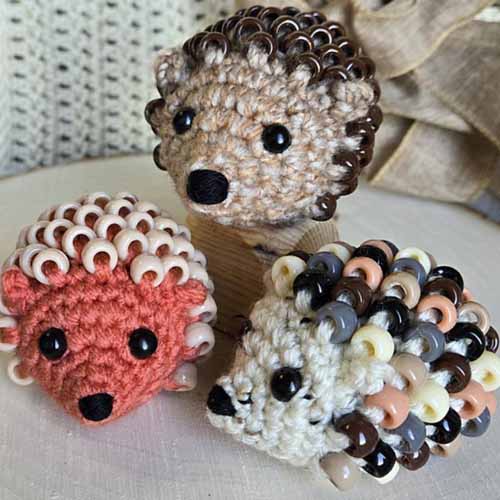 Intermediate Crochet for Kids: Beaded Fidget Hedgehog July 12 Sunday
