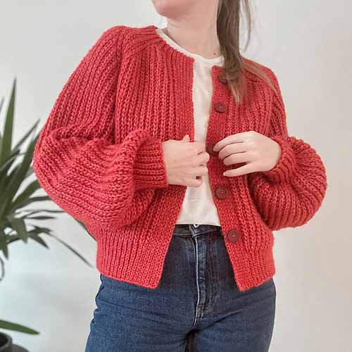 My First Crochet Sweater-- Dona Cardigan February 11 Wednesday