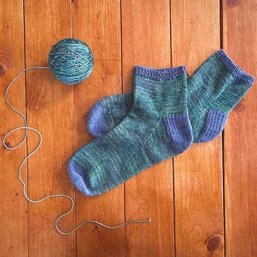 My First Socks-- Magic Loop Method July 27 Monday