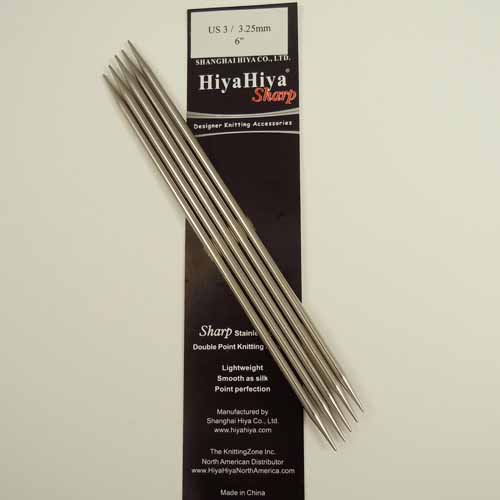 HiyaHiya Steel 6 in. Double Point Needle
