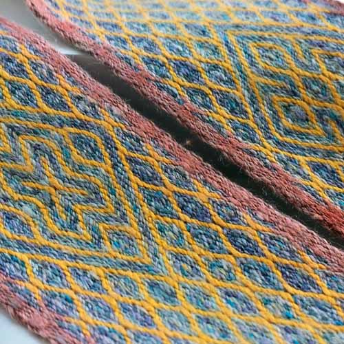 Tablet Weaving with John Mullarkey Coptic Diamonds