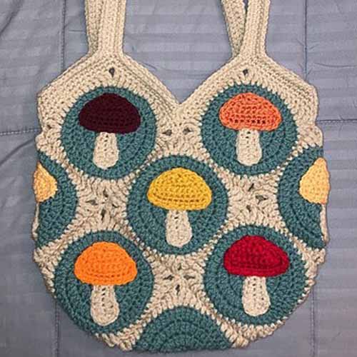 Mushroom Tote Bag July 13 Sunday