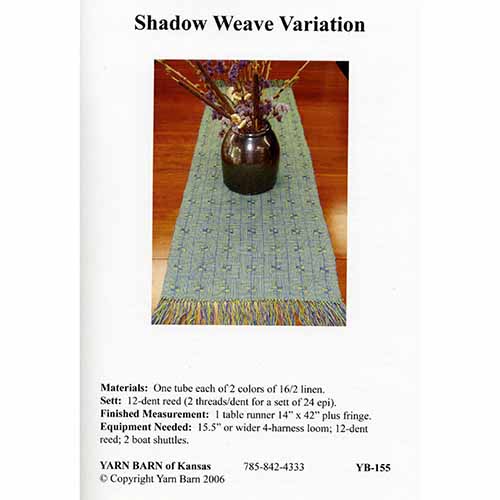 Shadow Weave Variation Pattern Leaflet