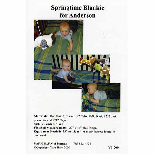 Springtime Blankie for Anderson Pattern Leaflet