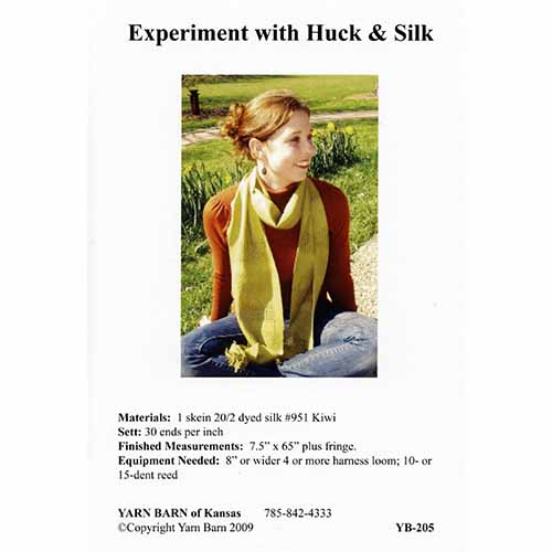 Experiment with Huck & Silk Pattern Leaflet