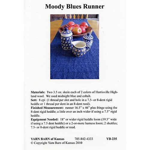 Moody Blues Runner Pattern Leaflet
