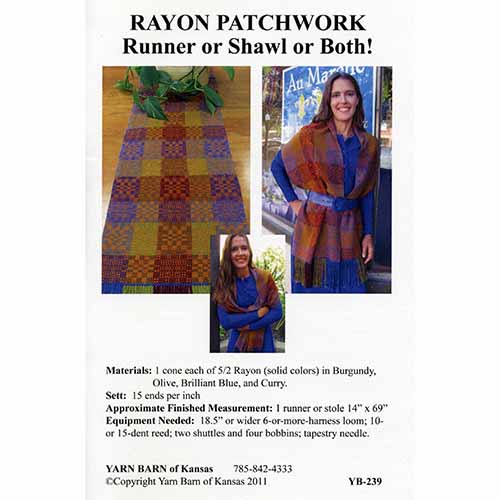 Rayon Patchwork Pattern Leaflet