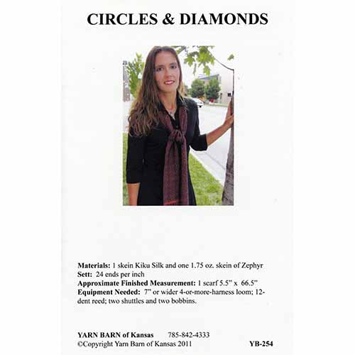 Circles and Diamonds Pattern Leaflet