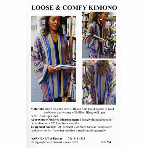 Loose and Comfy Kimono Pattern Leaflet