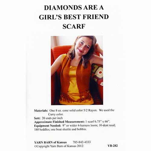 Diamonds Scarf Pattern Leaflet