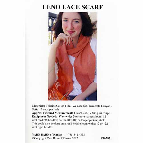 Leno Lace Scarf Pattern Leaflet