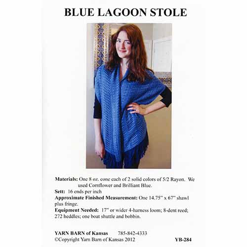 Blue Lagoon Stole Pattern Leaflet