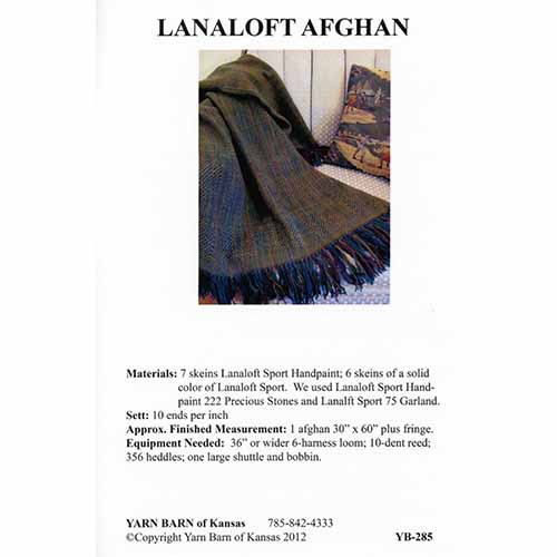 Lanaloft Afghan Pattern Leaflet