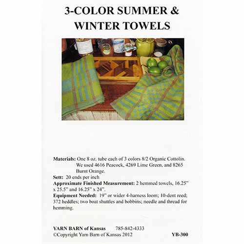 YB Pat 300 Three-Color Summer and Winter Towels