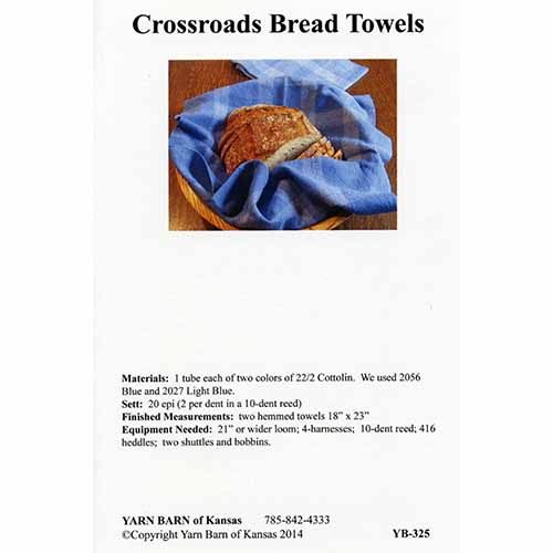 Crossroads Bread Towels Pattern Leaflet