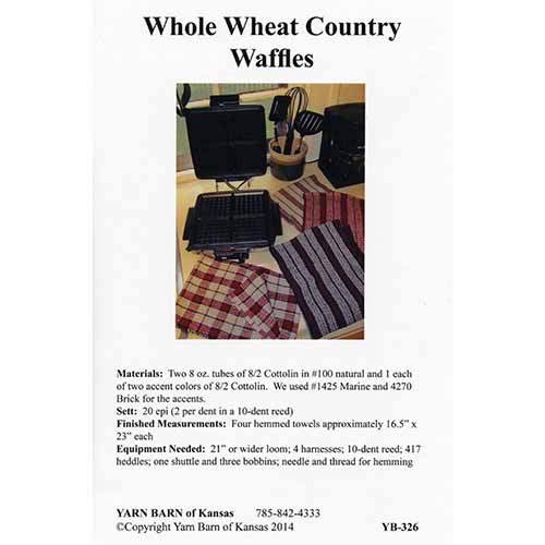 Whole Wheat Waffles Pattern Leaflet