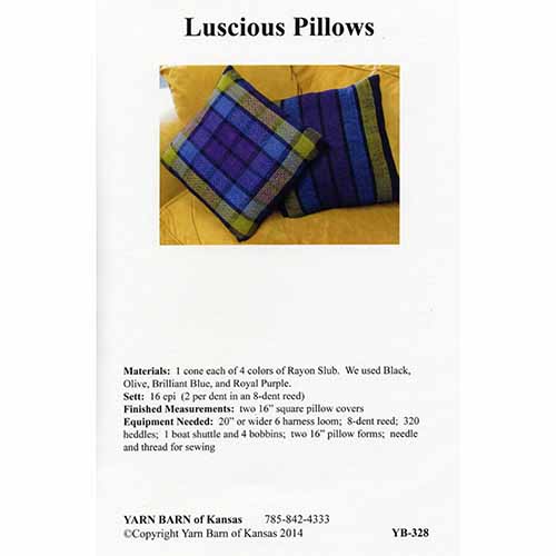 Luscious Pillows Pattern Leaflet