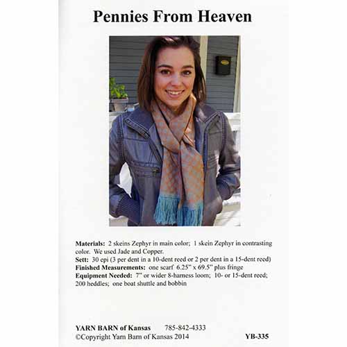 Pennies from Heaven Scarf Pattern Leaflet