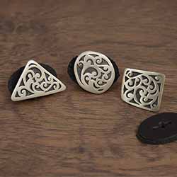Jul Modern Ornate Stud Button
