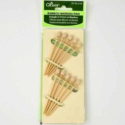 Clover Bamboo Marking Pins