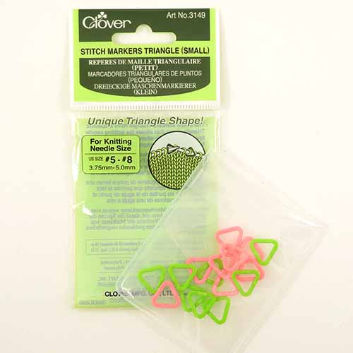 Clover Stitch Markers, Triangle