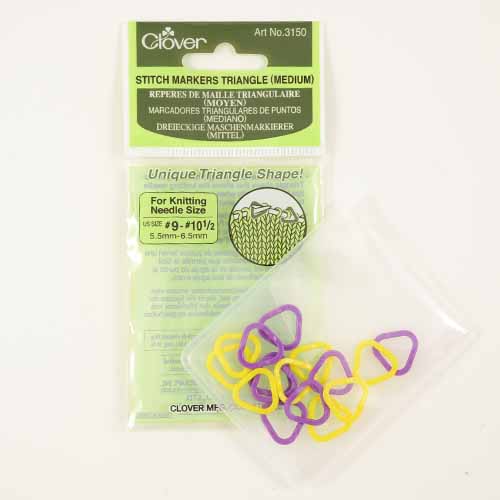 Clover Stitch Markers, Triangle