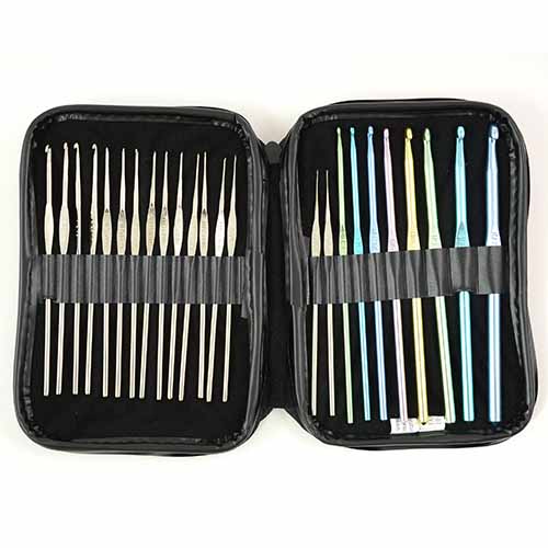 Boye Aluminum Crochet Hook Set D-K