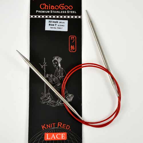 ChiaoGoo Red Lace 16 inch