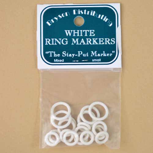 Rubber Markers, Regular White