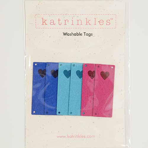 Katrinkles Heart Fold Tags