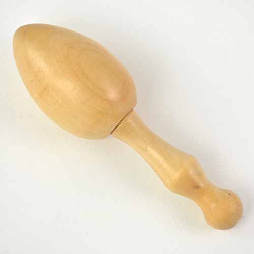 Darning Egg, Easy Grip Glossy Widely Used Wooden Darning Egg