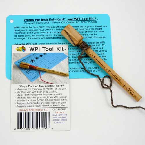 Wraps Per Inch ToolYarn Barn Of Kansas