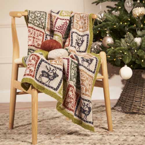 Midwinter Blanket in Felted Tweed