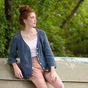 Atwells Cardigan in Remix Light