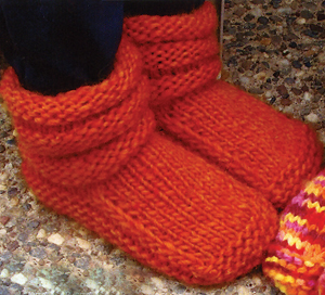 Kps Pattern 113 Childrens Mukluk Slippers Yarn Barn Of Kansas