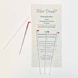 Felting Needle 36 gauge triangular tip 4pk