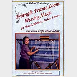 Triangle Frame Loom Weaving Magic:  Shawls, Blankets, Jackets, & More DVD