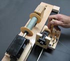 Leclerc Electric Double-Ended Bobbin Winder with Tension Device and Counter