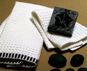 Needle-Woven Edge Waffle Towels Kit