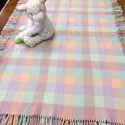 Four-Sided Fringed Orlon Crib Blanket Kit