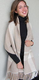 Natural Alpaca Zen Stole Kit