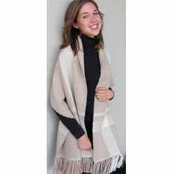 Natural Alpaca Zen Stole Pattern Leaflet