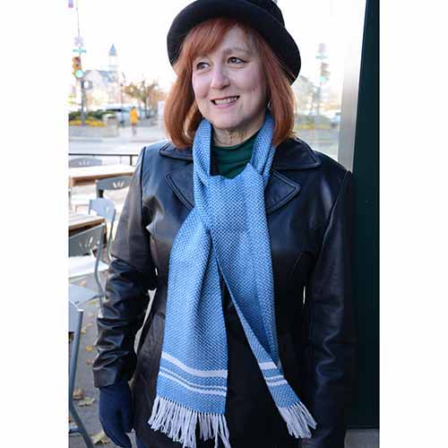 Delicate Plaited Twill Scarf Pattern Leaflet
