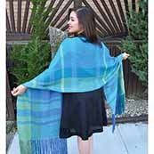 Peacock Bamboo Shawl
