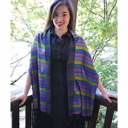 Two Sides to the Story Shawl